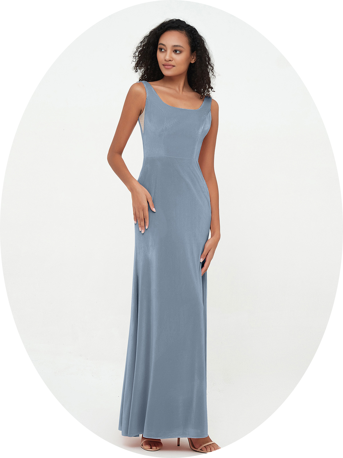 ROBES DE DEMOISELLE D’HONNEUR FOURREAU/COLONNE