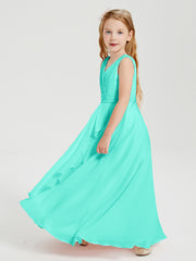 Boho Robes de Demoiselle d'Honneur Longues en Mousseline Spa