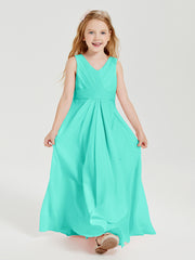 Boho Robes de Demoiselle d'Honneur Longues en Mousseline Spa