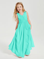 Boho Robes de Demoiselle d'Honneur Longues en Mousseline Spa