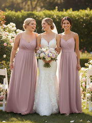 Spaghetti Bretelle Col En Cœur Mousseline Robe Vintage Mauve