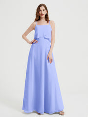 Spaghetti Bretelles Simple Robes De Demoiselle d'Honneur Lavande