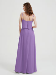 Spaghetti Bretelles Simple Robes De Demoiselle d'Honneur Tahiti