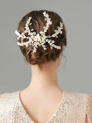 Peigne Accessoire Mariage Perles et Strass