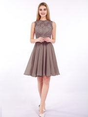 Col d'Illusion Mousseline et Dentelle Robe Dusk