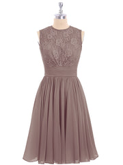 Col d'Illusion Mousseline et Dentelle Robe Dusk