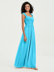 Col En Cœur Mousseline Robes Avec Dentelle Mancherons Piscine