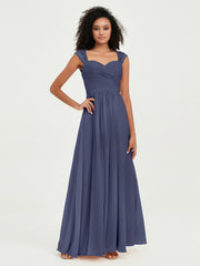 Col En Cœur Mousseline Robes Avec Dentelle Mancherons Orageux