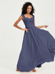 Col En Cœur Mousseline Robes Avec Dentelle Mancherons Orageux