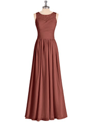 Illusion Col en Cœur Mousseline Robe Demoiselle d'honneur terracotta Grande Taille