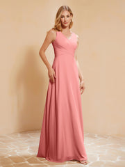 Robe de Demoiselle d'Honneur Empire Sans Manches avec Nœud Papillon Crépuscule Grande Taille