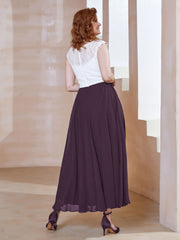 Robe en Mousseline Longueur de Mollet à Col en V avec Poches Plum
