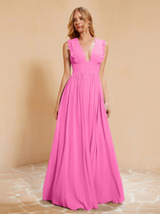 Maxi Robe Sans Manches avec Décolleté en V Plongeant Azalée