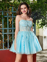 Robe Courte Sans Manches Avec Haut Transparent Sans Bretelles Spa