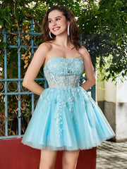 Robe Courte Sans Manches Avec Haut Transparent Sans Bretelles Spa