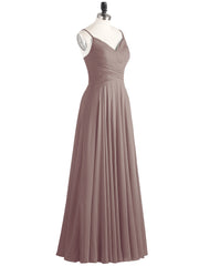 Spaghetti Bretelle Mousseline Robe avec Col en V Dusk Grande Taille