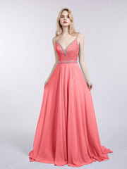 Bretelle Spaghetti Dentelle et Mousseline Robe Pastèque