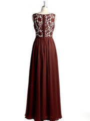 Col En V Mousseline Robes Avec Dentelle Dos terracotta Grande Taille
