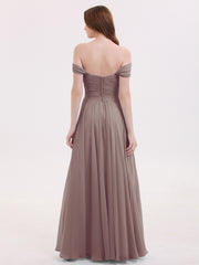 Robes Demoiselle d'honneure Hors de l'épaule Empire Dusk