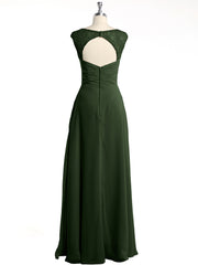 Dentelle Bretelles Col En V Mousseline Robes Avec Poches Olive Verte Grande Taille