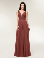Dos Nu Robe avec Dentelle Bustier terracotta Grande Taille