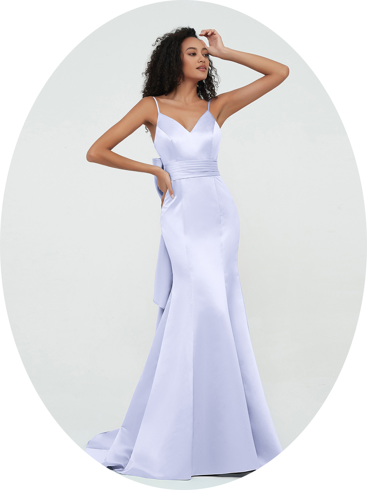 ROBES DE DEMOISELLE D’HONNEUR TRAÎNE BALAYAGE/PINCEAU