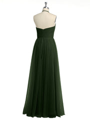 Illusion Col Croisé Taille Tulle Robes Olive Verte Grande Taille