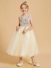 Robes de Fille Enchanteresses avec Détails en Tulle et Appliqué