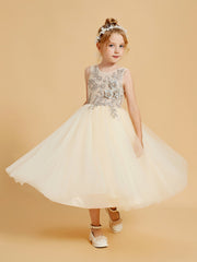 Robes de Fille Enchanteresses avec Détails en Tulle et Appliqué
