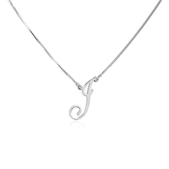 Collier initial personnalisé Cadeaux de demoiselle d’honneur en argent sterling