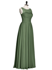 Longueur de Genou Robe Demoiselle d'honneur Courte avec Col en V Olive Verte Grande Taille