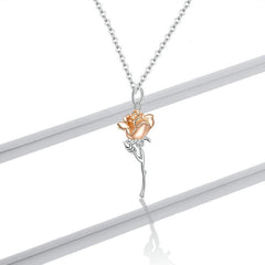 Cadeaux d'anniversaire de collier de fleur de rose