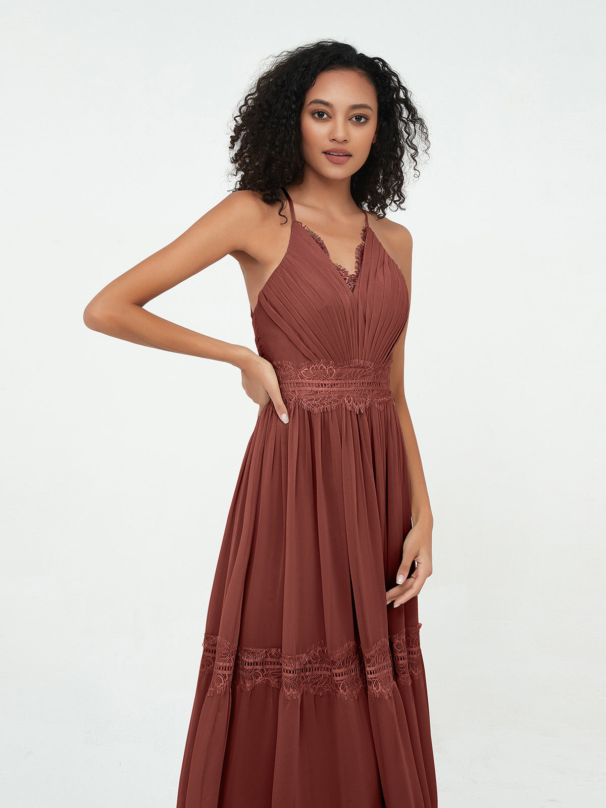 Robe Cocktail Vintage Pour Femme - Style Princesse, Décolleté Dentelle, Coupe A-line Florale