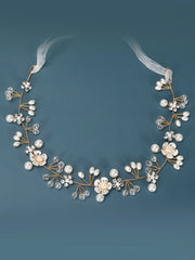 Bandeau de Filles de Mariage avec Perles