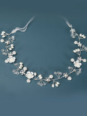 Bandeau de Filles de Mariage avec Perles