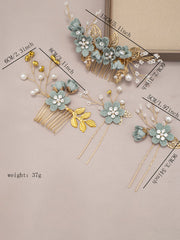 Ensemble de Peigne et Épingles à Cheveux pour la Mariée