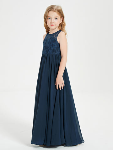 Robe Courte Formelle B. Darlin Taille 5/6 - Bleu Marine, Dentelle, Sans Manches