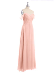 Hors De l'Épaule Col En Cœur Tulle Robe Corail Grande Taille