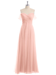 Hors De l'Épaule Col En Cœur Tulle Robe Corail Grande Taille
