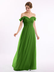 Hors De l'Épaule Col En Cœur Tulle Robe Mousse