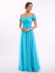 Hors De l'Épaule Col En Cœur Tulle Robe Piscine