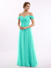 Hors De l'Épaule Col En Cœur Tulle Robe Spa