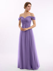 Hors De l'Épaule Col En Cœur Tulle Robe Tahiti