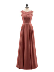 Dentelle Bustier Jupe en Mousseline Robe Longue terracotta Grande Taille