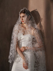 Voile de mariée en dentelle