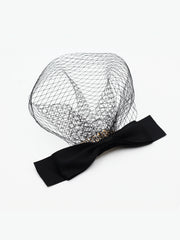 Voile de mariée avec nœud en satin