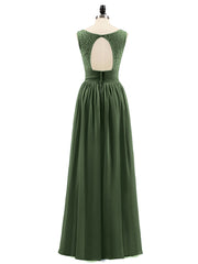 Dentelle et Mousseline Robes avec Dos Nu Olive Verte Grande Taille