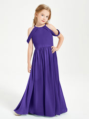 Robes de Demoiselle d'Honneur Junior à Hors de l'Épaule de Rêve Régence