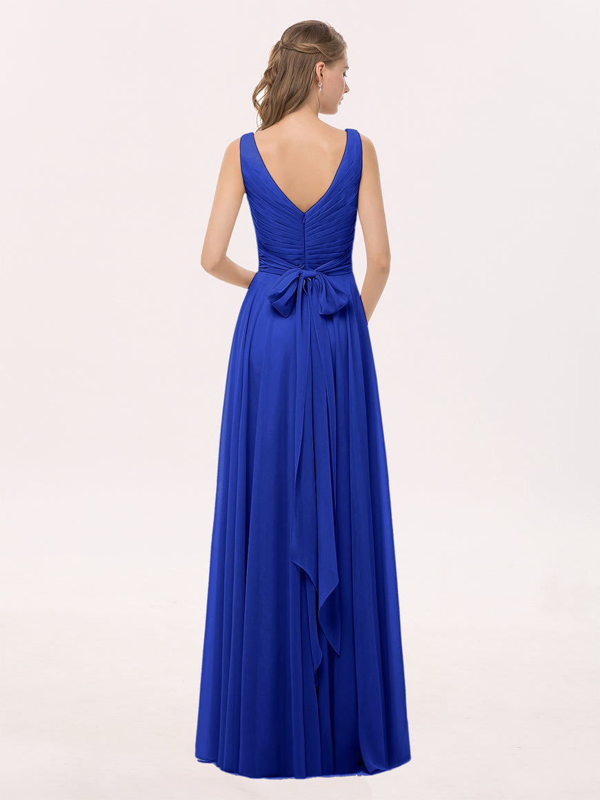 BLEU ROYALE ROBES DEMOISELLE D'HONNEUR – BABARONI FR