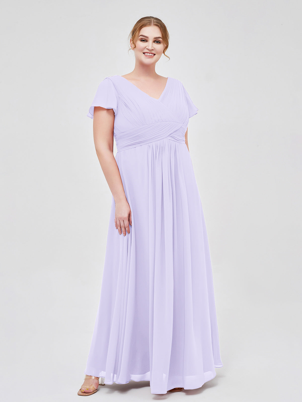 Robe De Demoiselle D'honneur Ou Soirée M&Co Violet Mousson, Taille 8-9 Ans - Occasion Très Bon état